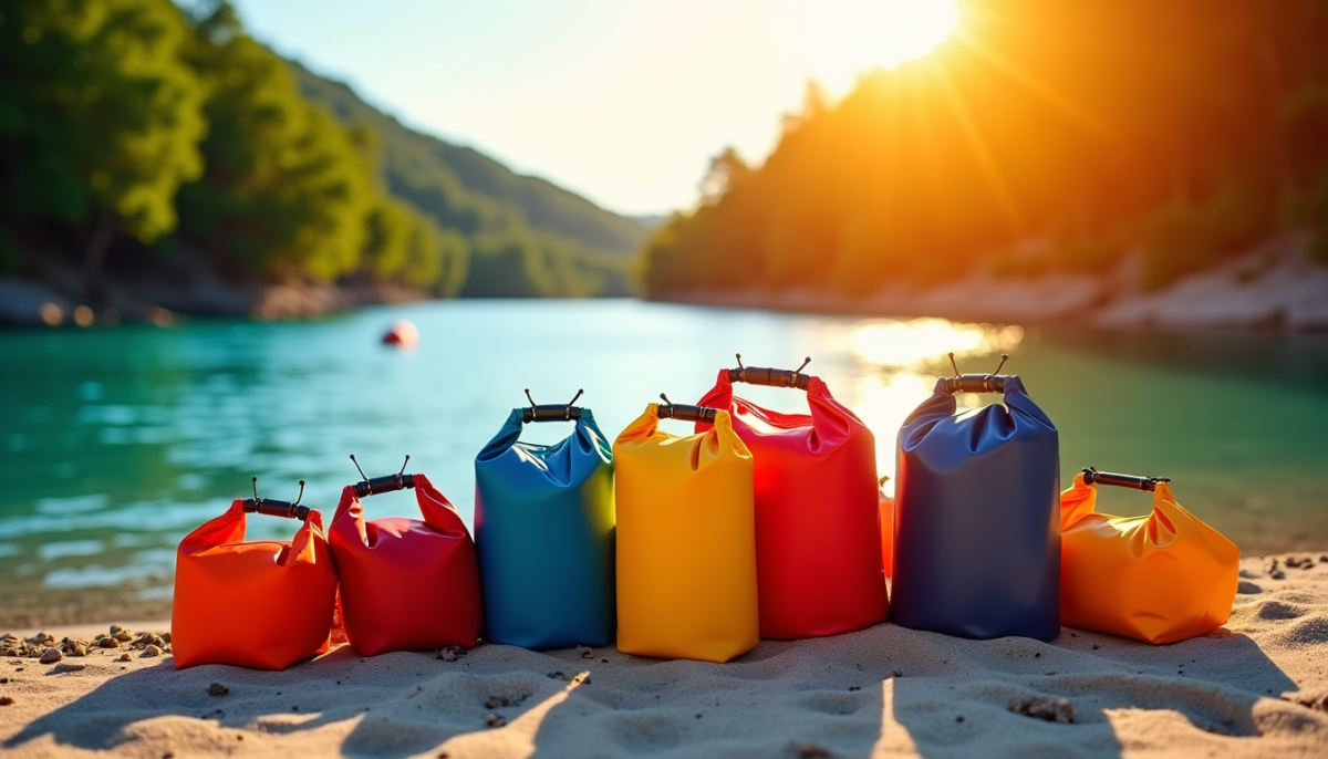 Budget sacs étanches pour kayak : de la pochette au bidon rigide